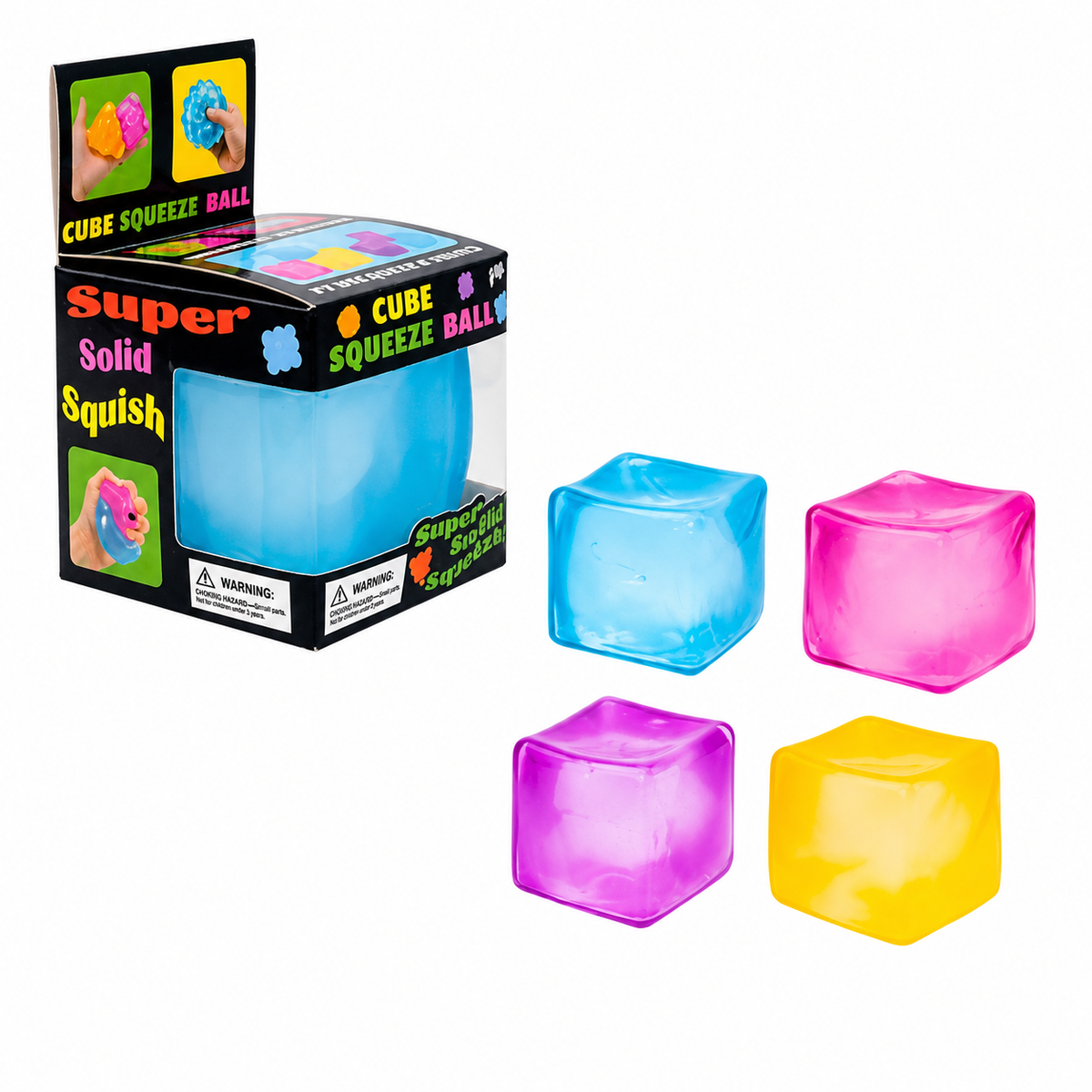 Squishy Cubo Squeeze Ball Cube Antiestrés